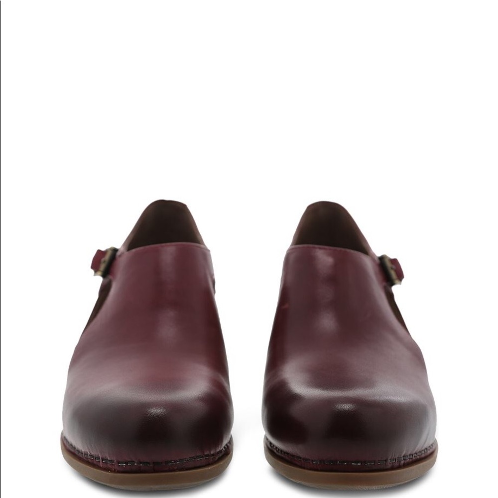 Dansko Hollie Wine Burnished Calf 39 - Picture 3 of 7
